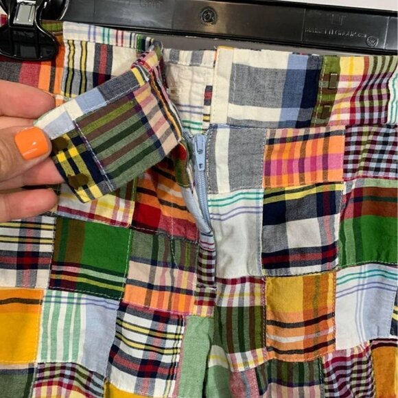 J CREW size 8 patchwork shorts. City fit. New condition. - Picture 3 of 6